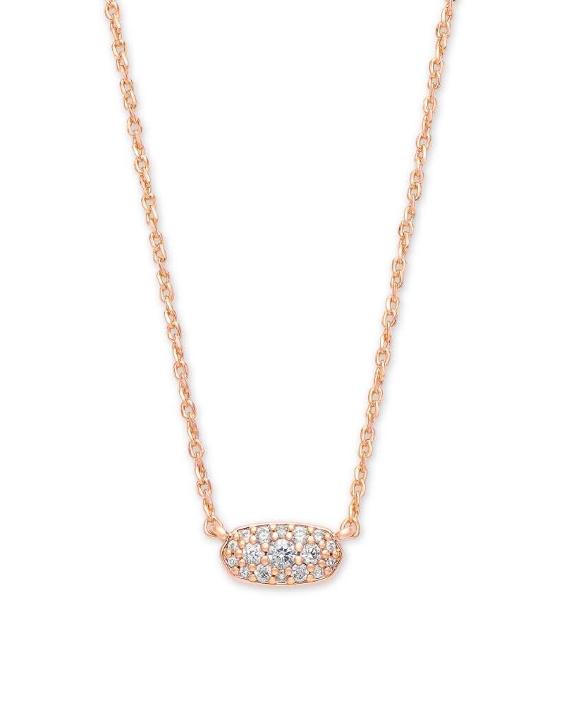 Grayson Crystal Rose Gold White CZ