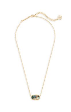 ELISA NECKLACE GOLD ABALONE SHELL