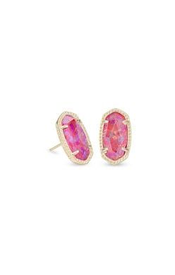 ELLIE EARRING GOLD BERRY OPAL