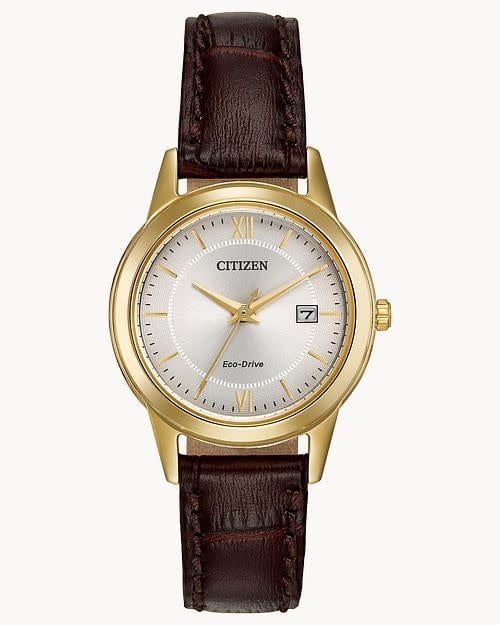 Ladies Brown Leather Watch