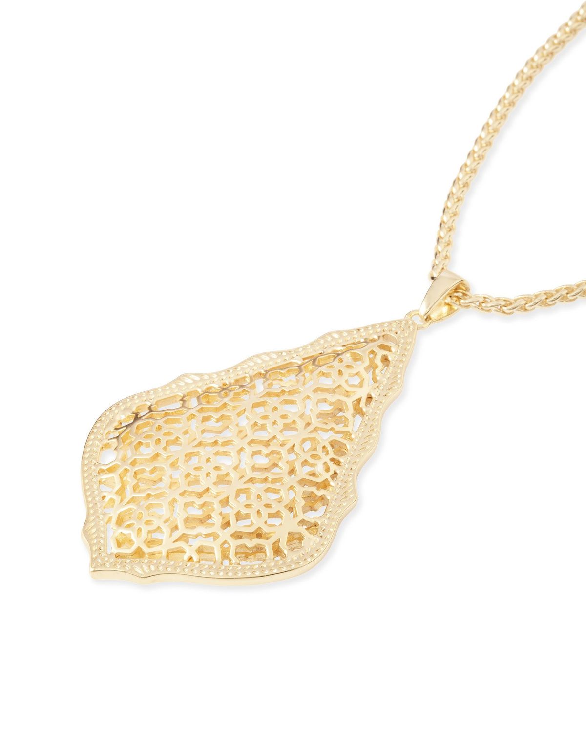 AIDEN NECKLACE GOLD FILIGREE METAL