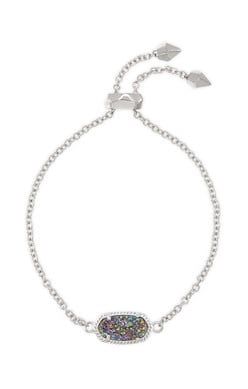 ELAINA BRACELET RHODIUM MULTI DRUSY