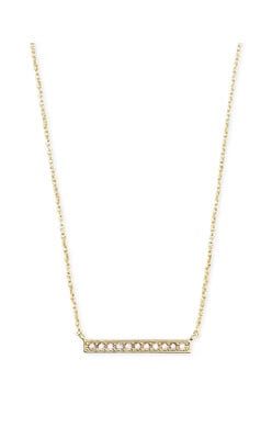 ADDISON SHORT PENDANT GOLD METAL