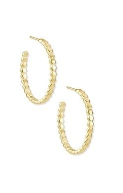 DAVIS SMALL HOOP 18K GOLD VERMEIL