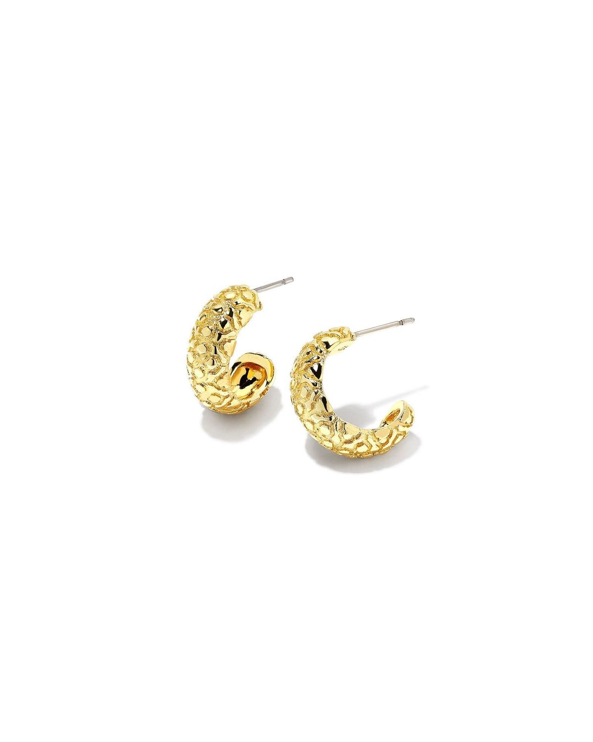 HARPER HUGGIE EARRINGS GOLD METAL