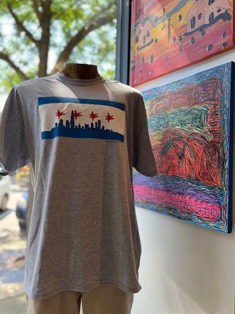 Chicago Flag Skyline Shirt