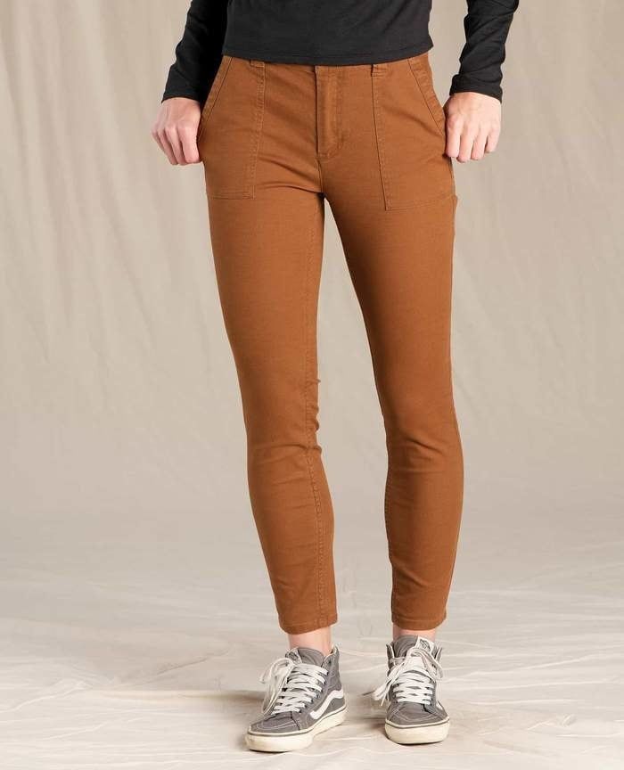 Earthworks Ankle Pants, Color: Brown Sugar, Size: 2