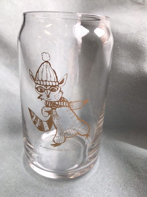 Raccoon Can Glass