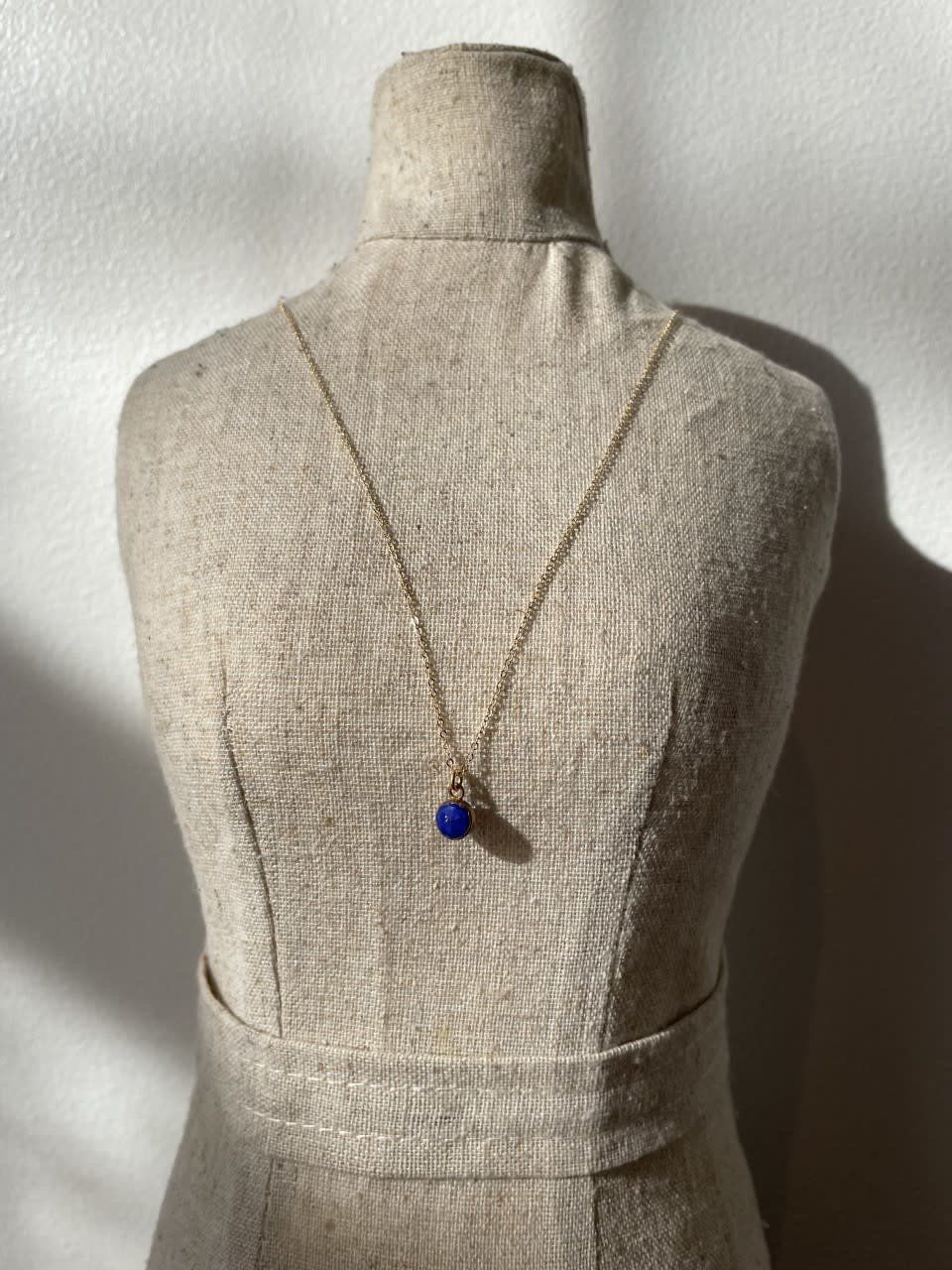 Lapis Gem Cutie Necklace
