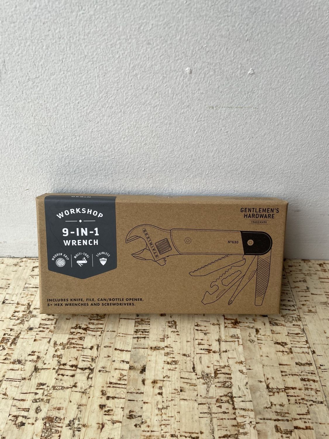 Wrench Multi-Tool, Wood