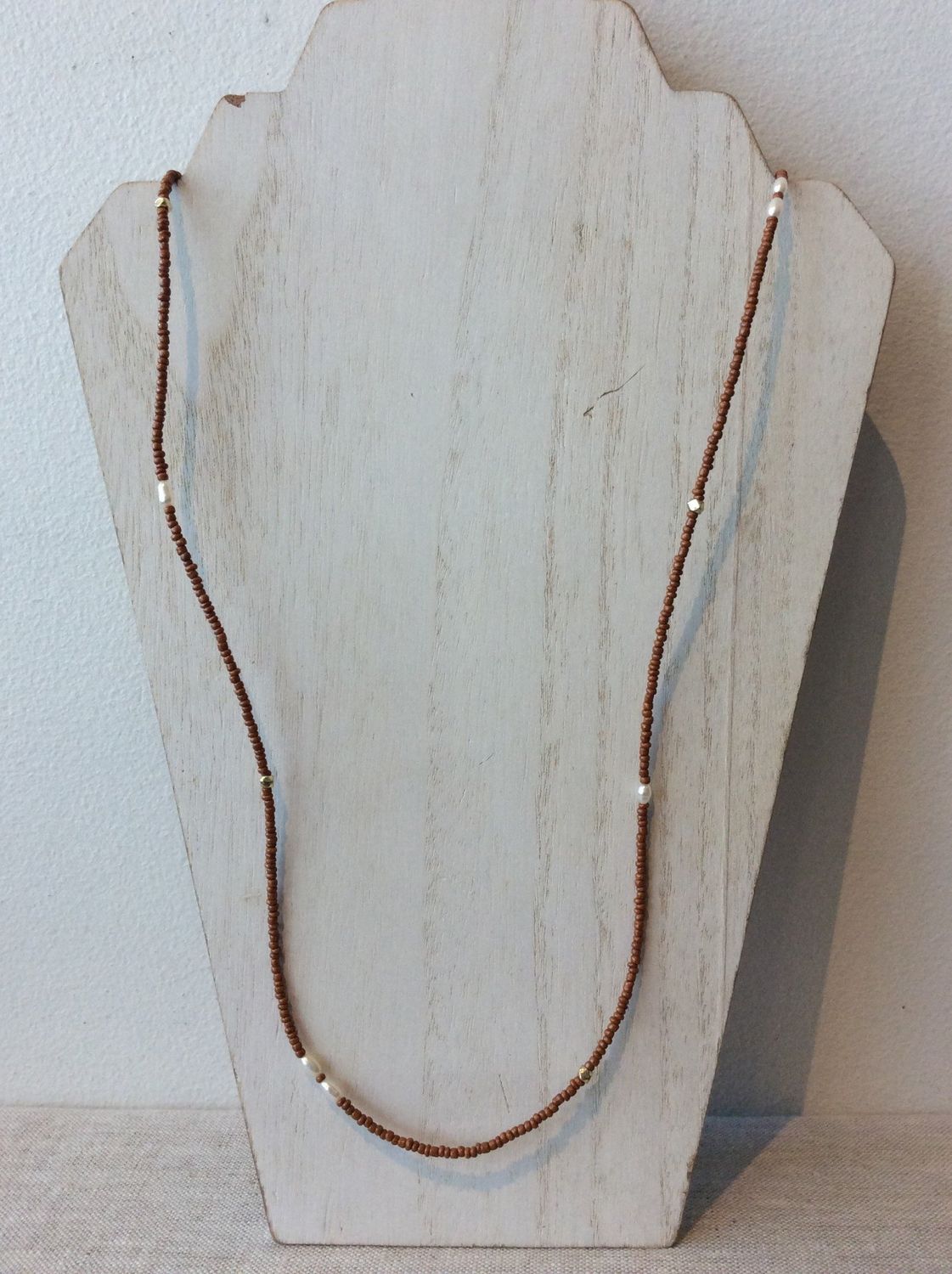 Amber Beaded Necklace