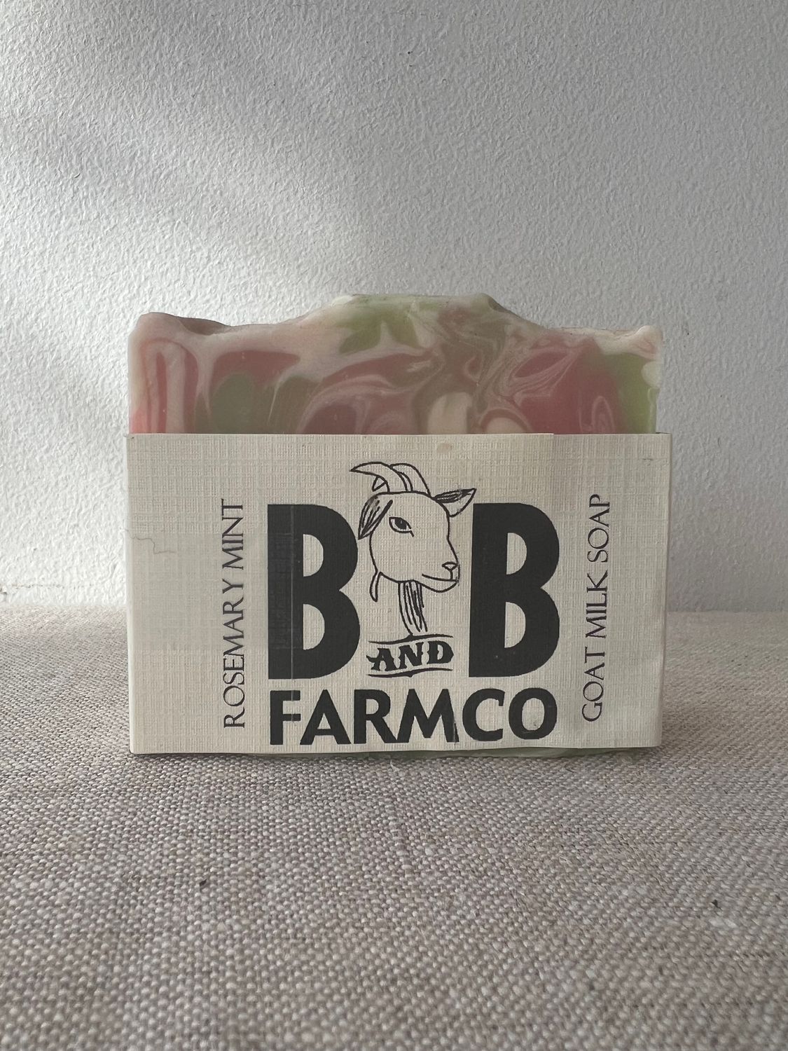 Goat Milk Soap, Color: Rosemary Mint