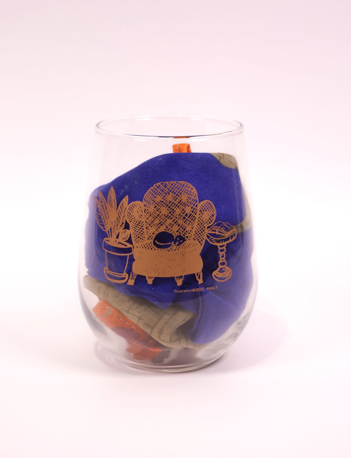 Reading Room Wine Glass by Abby S.