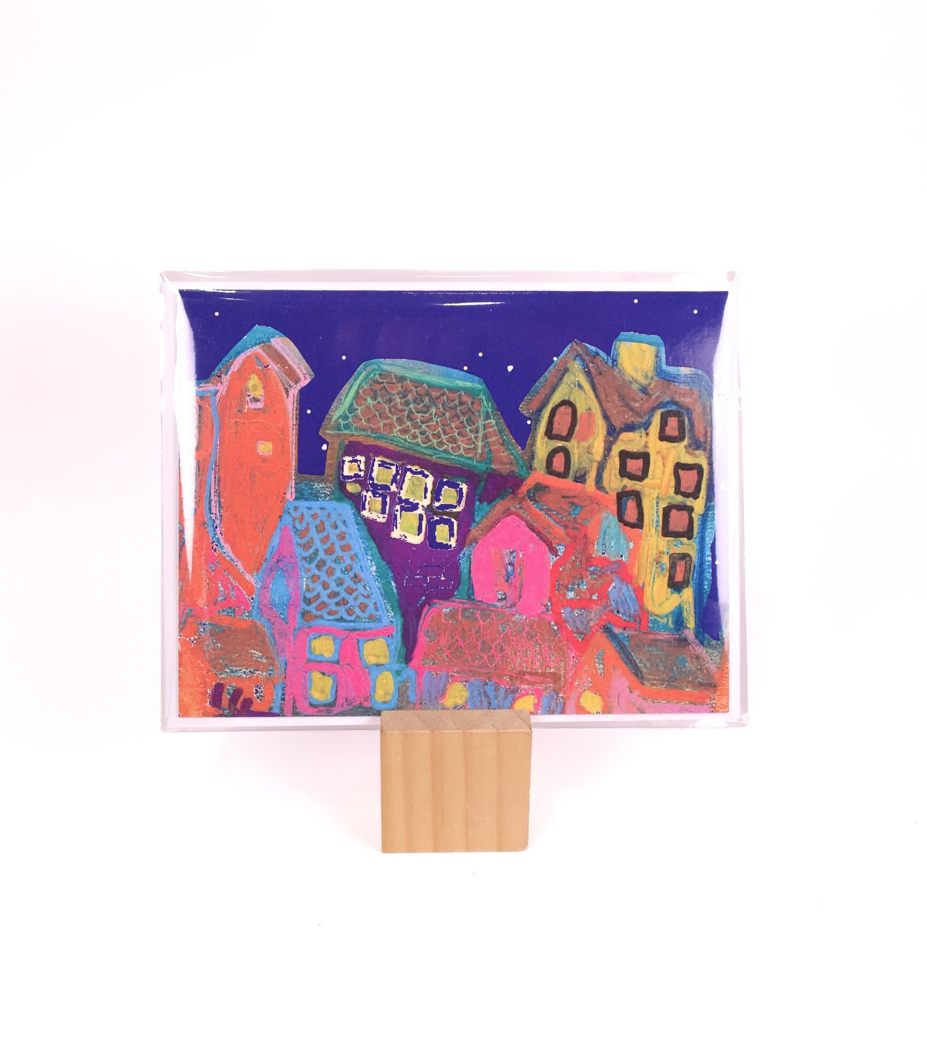 Sleepy City card by Julio A.