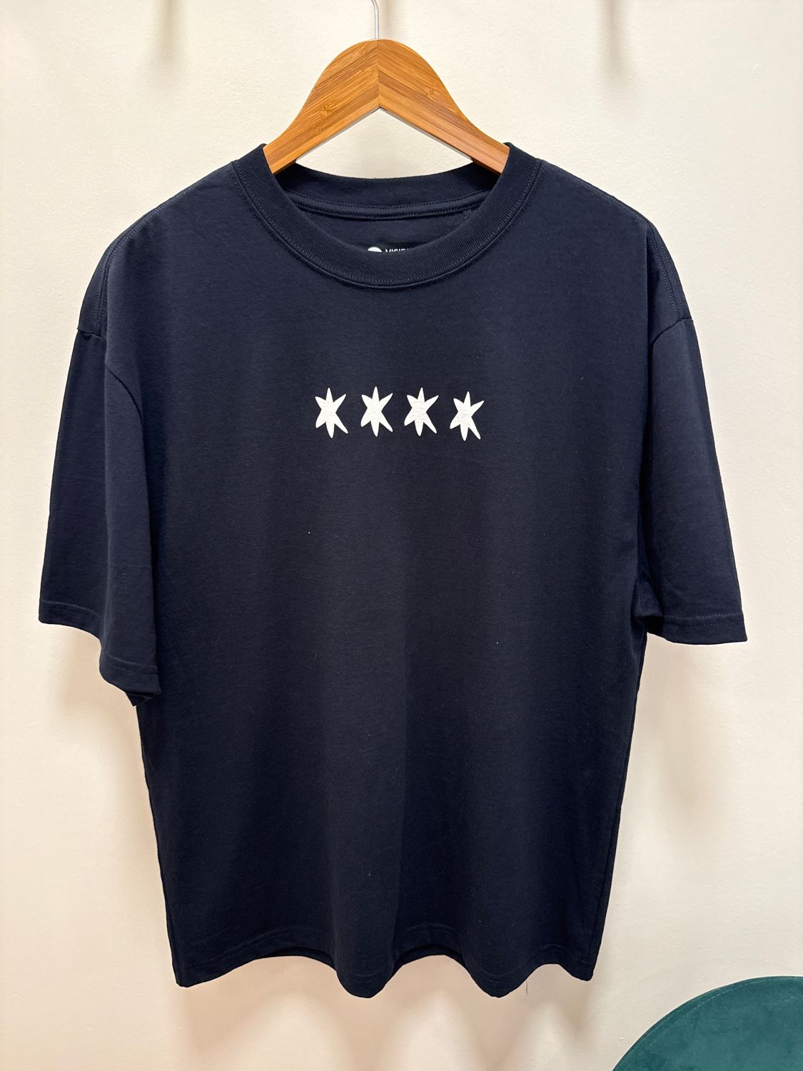 Navy Boat Tee with Stars