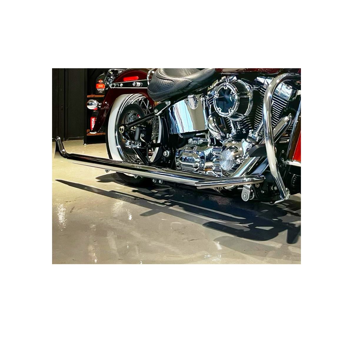 BASSANI XHAUST FISHTAIL TRUE DUAL EXHAUST SYSTEM — WITHOUT  BAFFLES 36&quot;