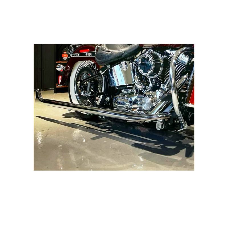 BASSANI XHAUST FISHTAIL TRUE DUAL EXHAUST SYSTEM — WITHOUT  BAFFLES 36&quot;
