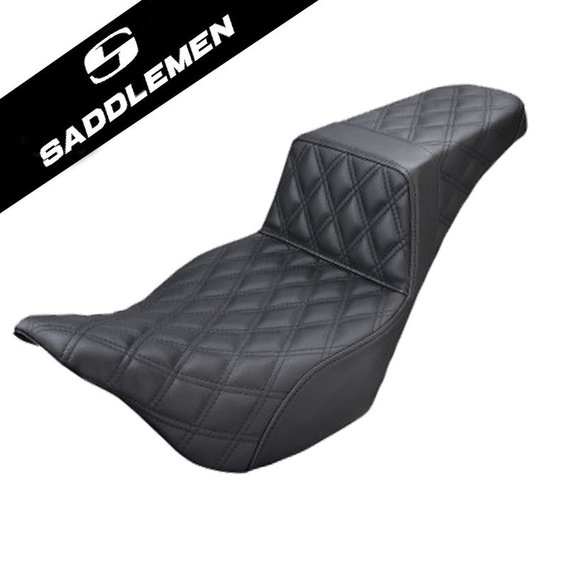 SADDLEMEN 2008-2023 FLHR, FLHT, FLHX &amp; FLTR STEP-UP™ FRONT &amp; REAR LS SEAT