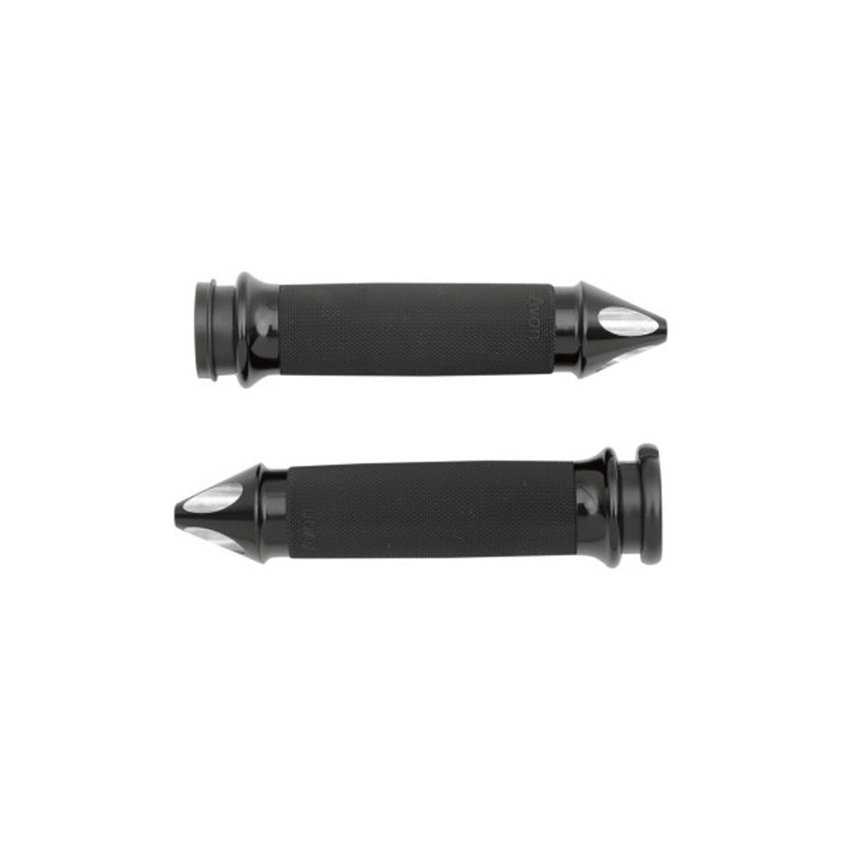 AVON CUSTOM SPIKE END GRIPS-TBW-BLACK