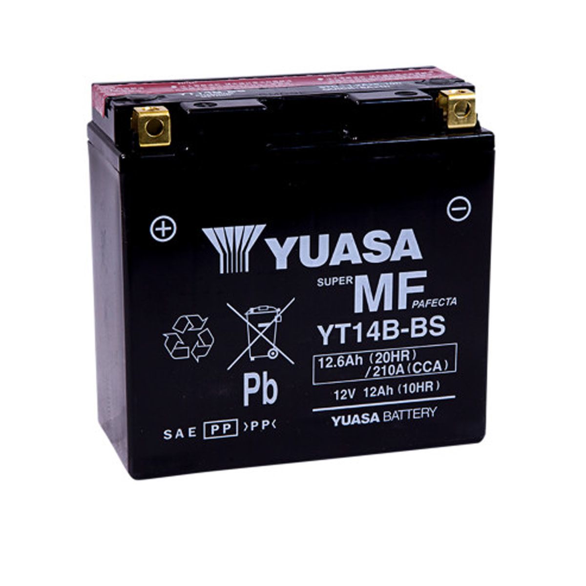 YUASA AGM MAINTENANCE BATTERY