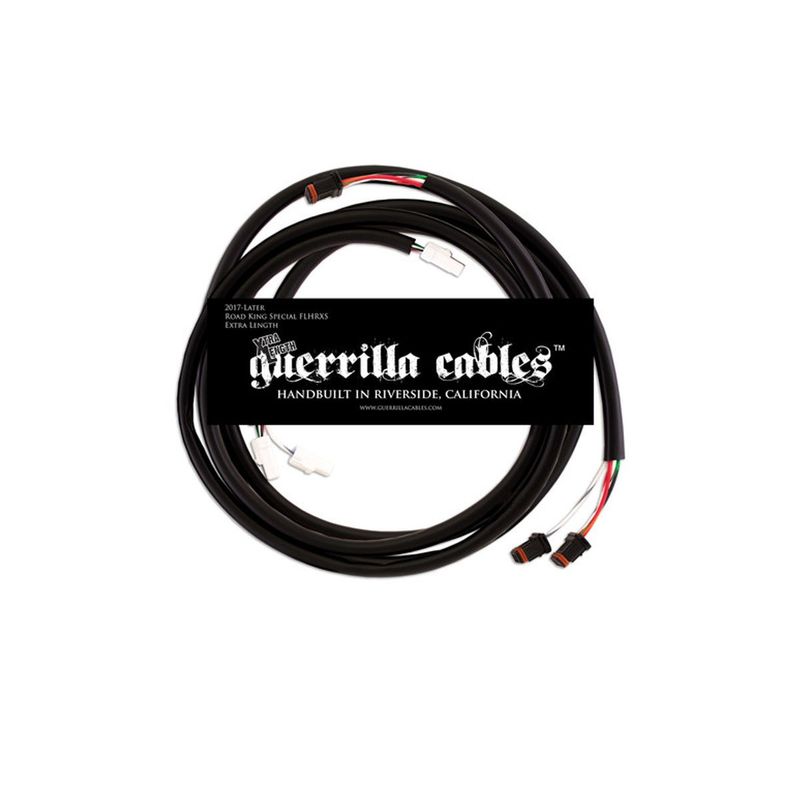 GUERRILLA CABLES 2017-2020 ROAD KING SPECIAL FLHRXS XTRA LENGTH HARNESSES