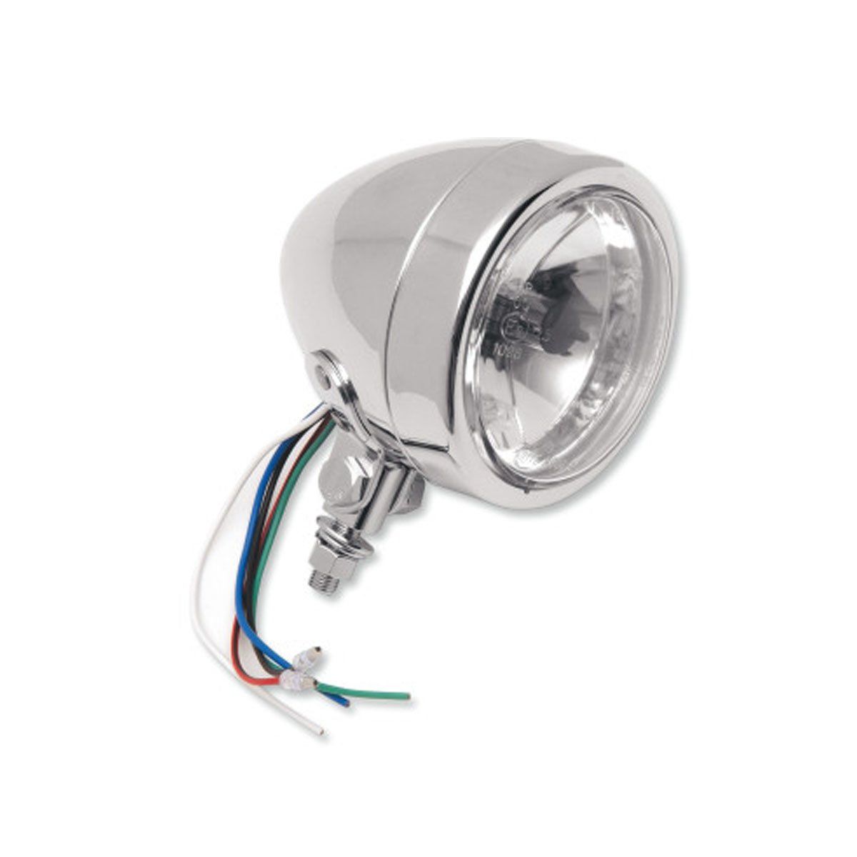 DRAG SPECIALTIES 4 1/2&quot; SPOTLIGHTS WITH RUNNING LIGHT - PLAIN - CLEAR LENS