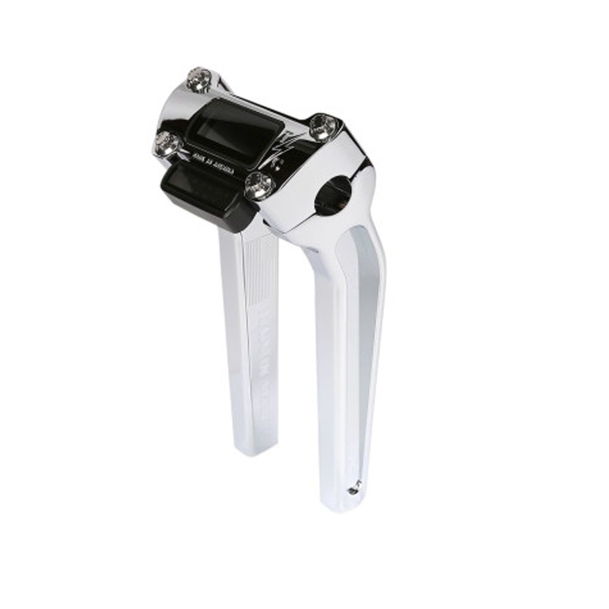THRASHIN SUPPLY CO. 9 1/2&quot; PULL BACK STRAIGHT GAUGE CUTOUT HANDLEBAR RISER  -  CHROME