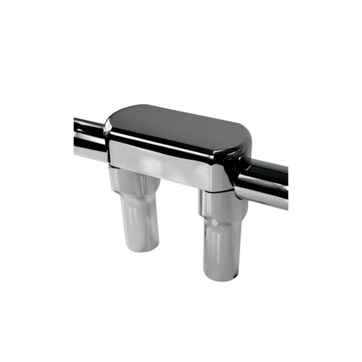 DRAG SPECIALTIES 4&quot; BIG BUFFALO HANDLEBAR &amp; TOP CLAMP RISER KIT -  CHROME