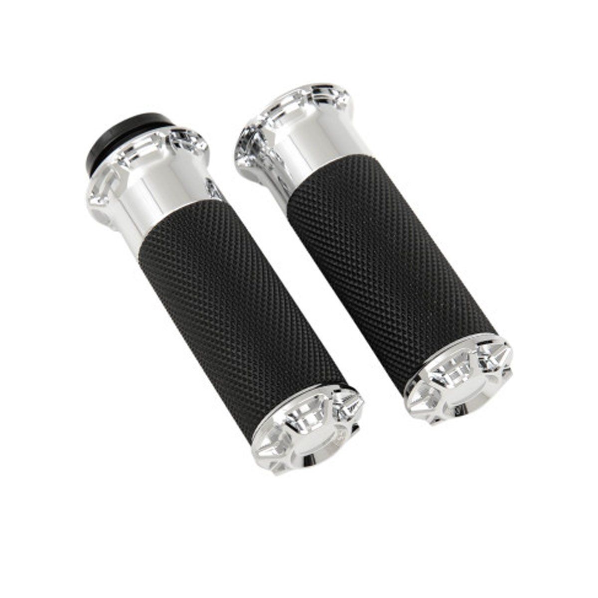 ARLEN NESS FUSION BEVELED GRIPS - TBW - CHROME