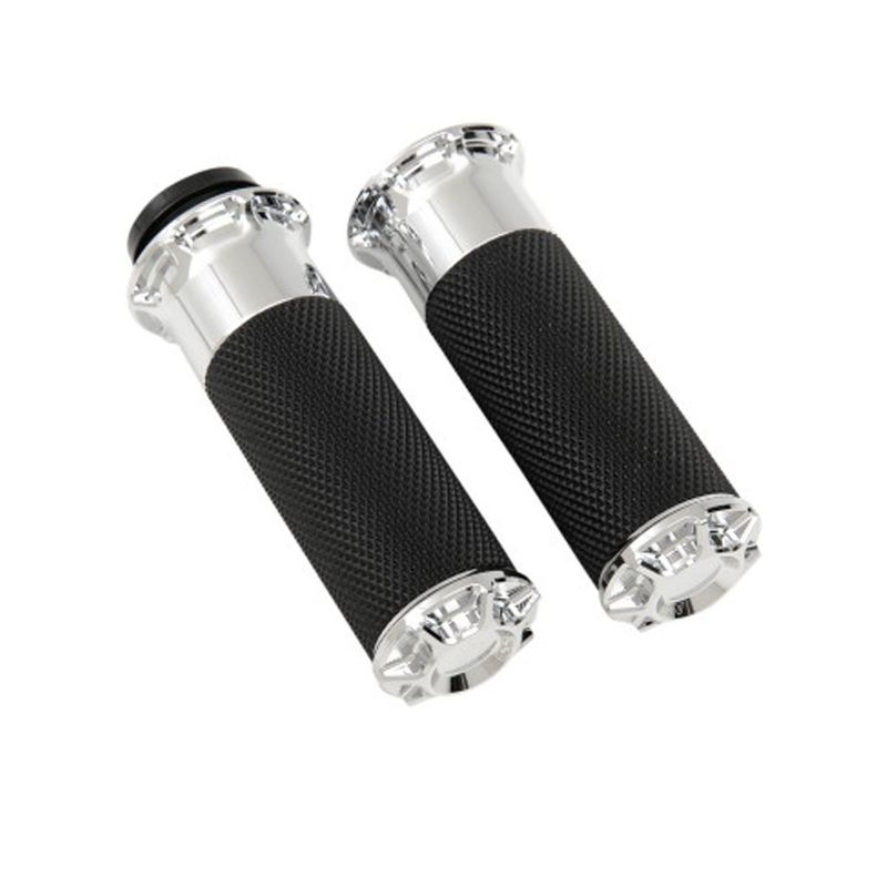 ARLEN NESS FUSION BEVELED GRIPS - TBW - CHROME
