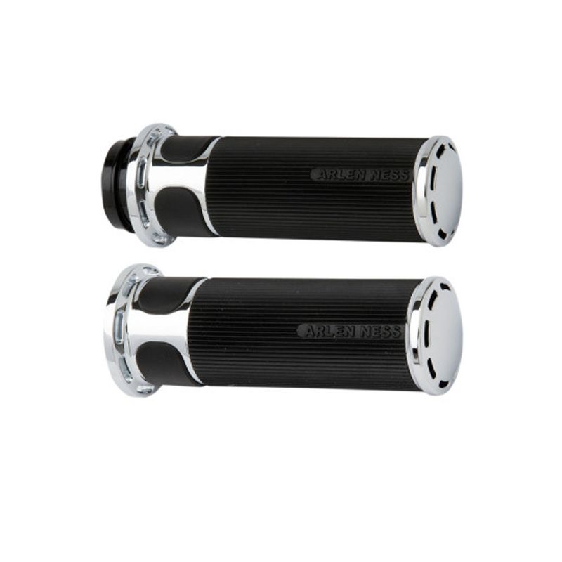 ARLEN NESS  FUSION SLOT TRACK GRIPS - TBW - CHROME