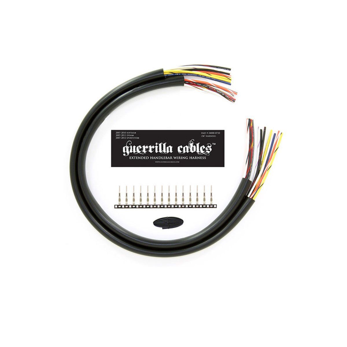 GUERRILLA CABLES 1996-2006 SOFTAIL®, DYNA®, SPORTSTER® HANDLEBAR EXTENSION KITS