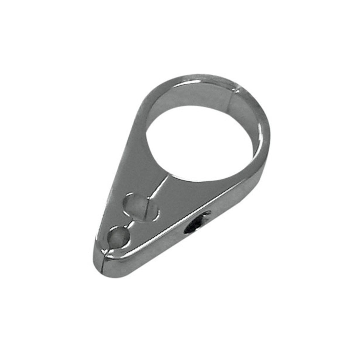 DRAG SPECIALTIES CABLE CLAMP - THROTTLE/IDLE/BRAKE - 1-1/2&quot; - CHROME