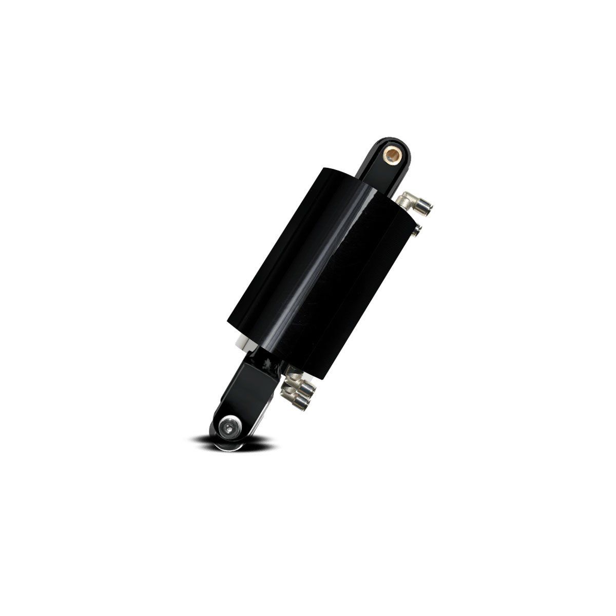 BLEED FEED AIR RIDE SYSTEM FOR YAMAHA V-STAR, Color: HIGH GLOSS BLACK