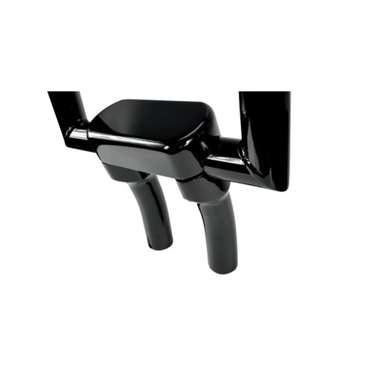 DRAG SPECIALTIES 5 1/2&quot; BIG BUFFALO HANDLEBAR &amp; TOP CLAMP RISER KIT -  BLACK