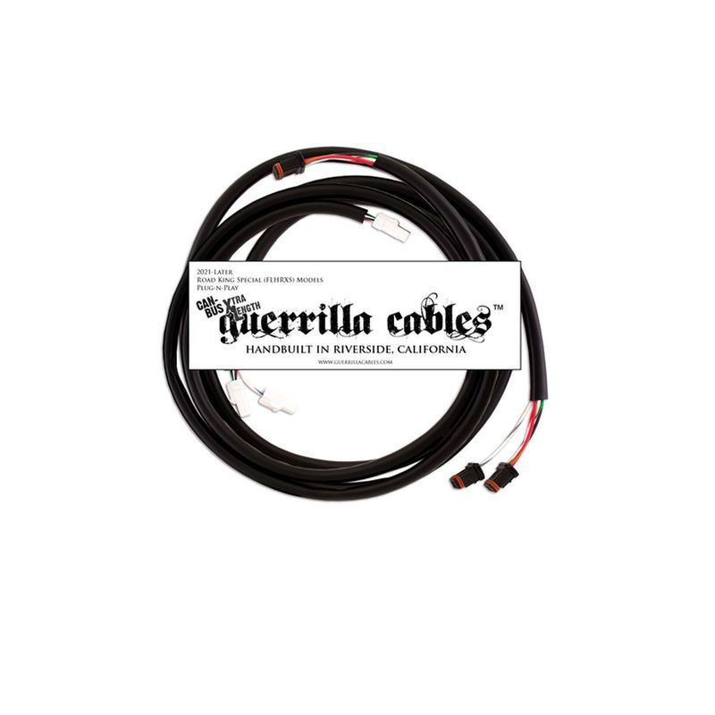 GUERRILA CABLES 2021-LATER ROAD KING SPECIAL FLHRXS XTRA LENGTH HARNESS