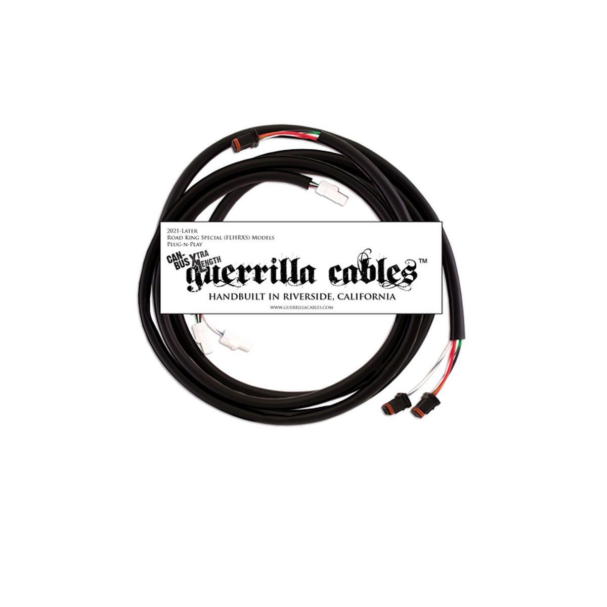 GUERRILA CABLES 2021-LATER ROAD KING SPECIAL FLHRXS XTRA LENGTH HARNESS, Size: 36 INCHES