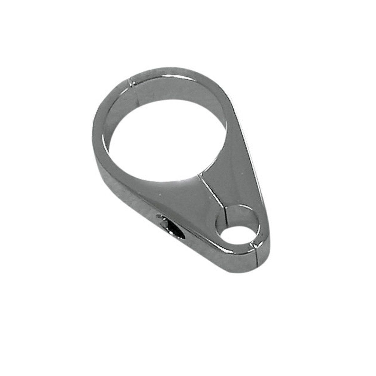 DRAG SPECIALTIES CABLE CLAMP - CLUTCH - 1-1/2&quot; - CHROME