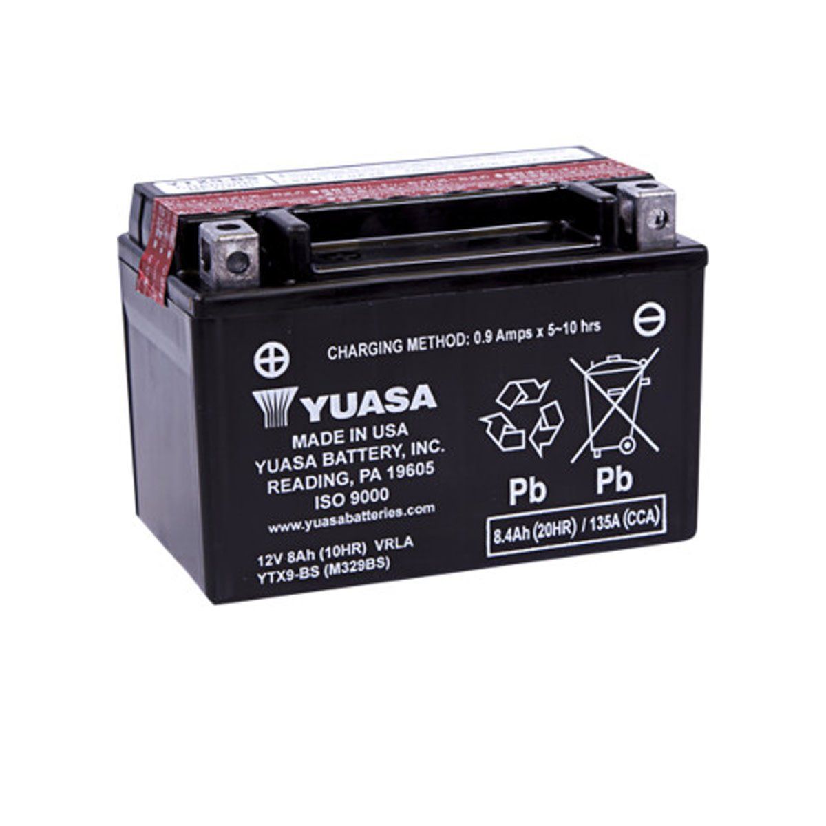 YUASA AGM MAINTENANCE BATTERY