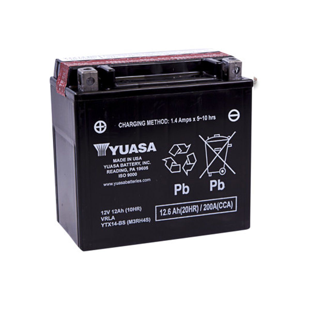 YUASA  AGM MAINTENANCE BATTERY