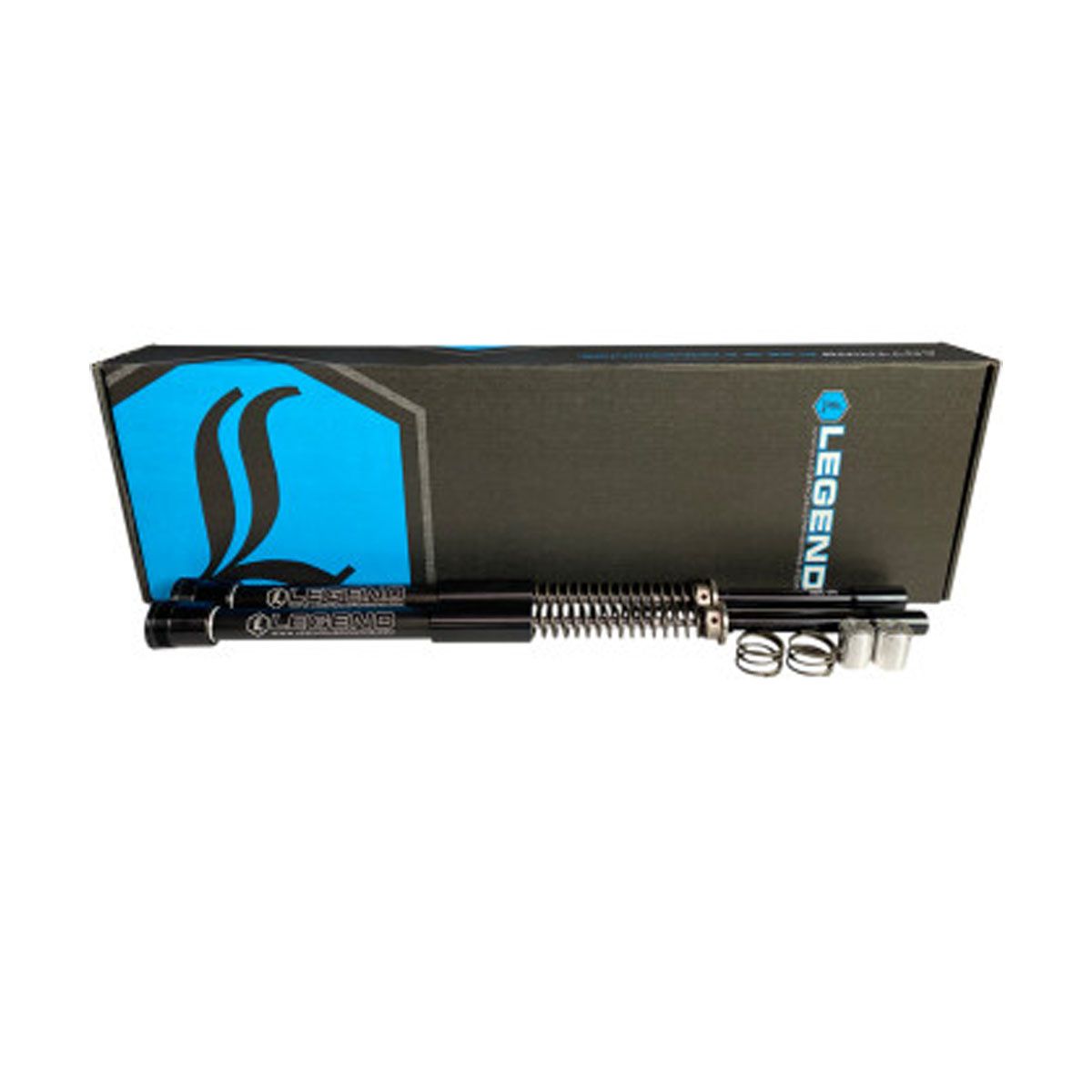 LEGEND SUSPENSION AXEO +2 Front End Suspension - 49 mm - Raised +2&quot; - Dyna &#39;06-&#39;17