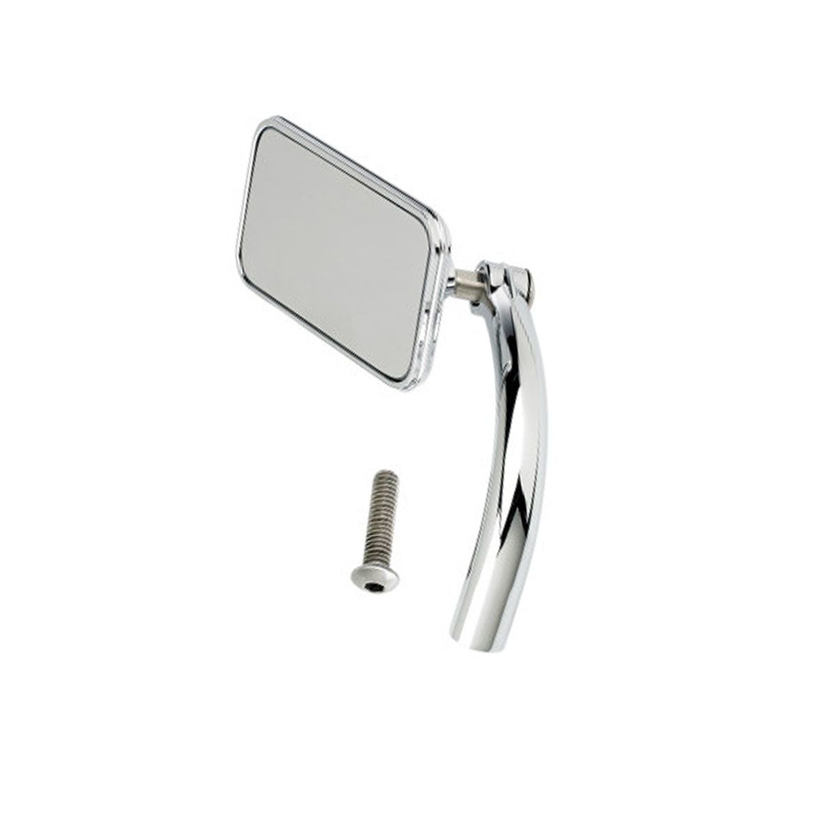 BILTWELL UTILITY RECTANGULAR PERCH MOUNT MIRROR - CHROME