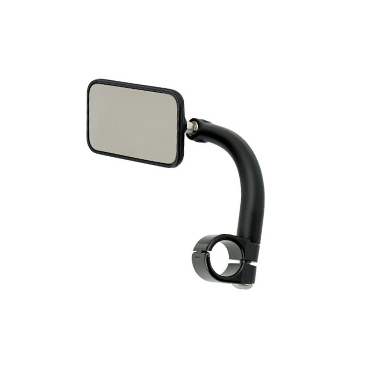 BILTWELL UTILITY MIRROR 1&quot; RECTANGLE CLAMP ON - BLACK