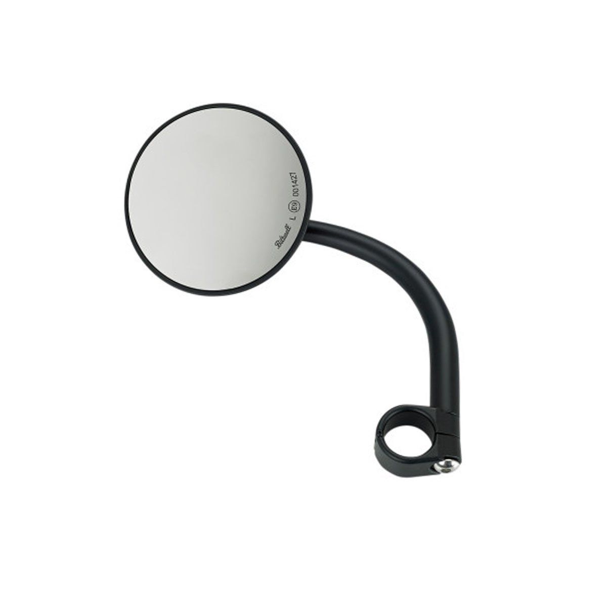 BILTWELL UTILITY MIRROR ROUND CE CLAMP ON  - BLACK