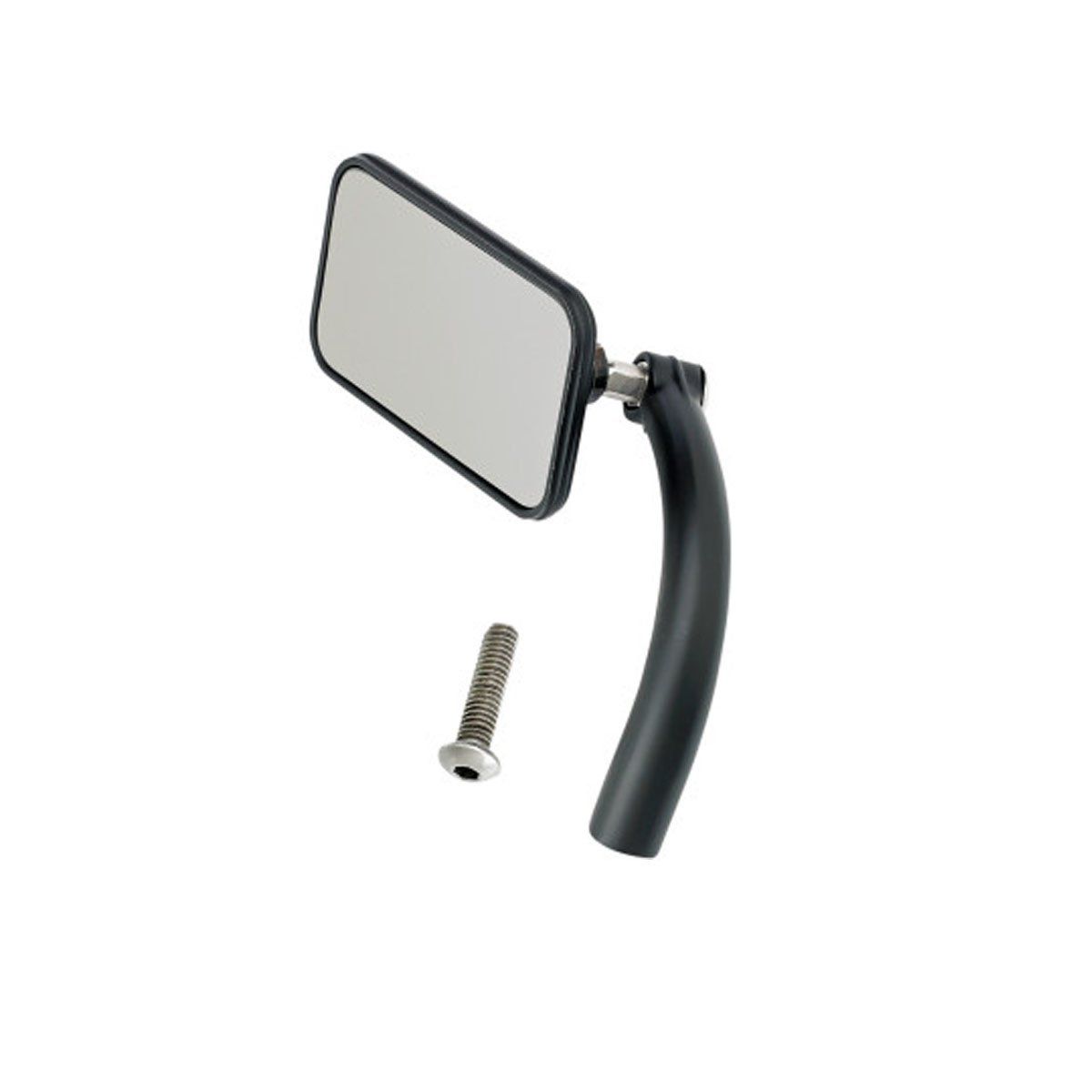 BILTWELL UTILITY RECTANGULAR PERCH MOUNT MIRROR - BLACK