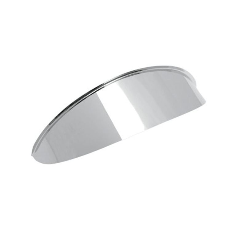 DRAG SPECIALTIES 5 3/4&quot;  VISORS FOR HEADLIGHTS &amp; SPOTLIGHTS  - CHROME