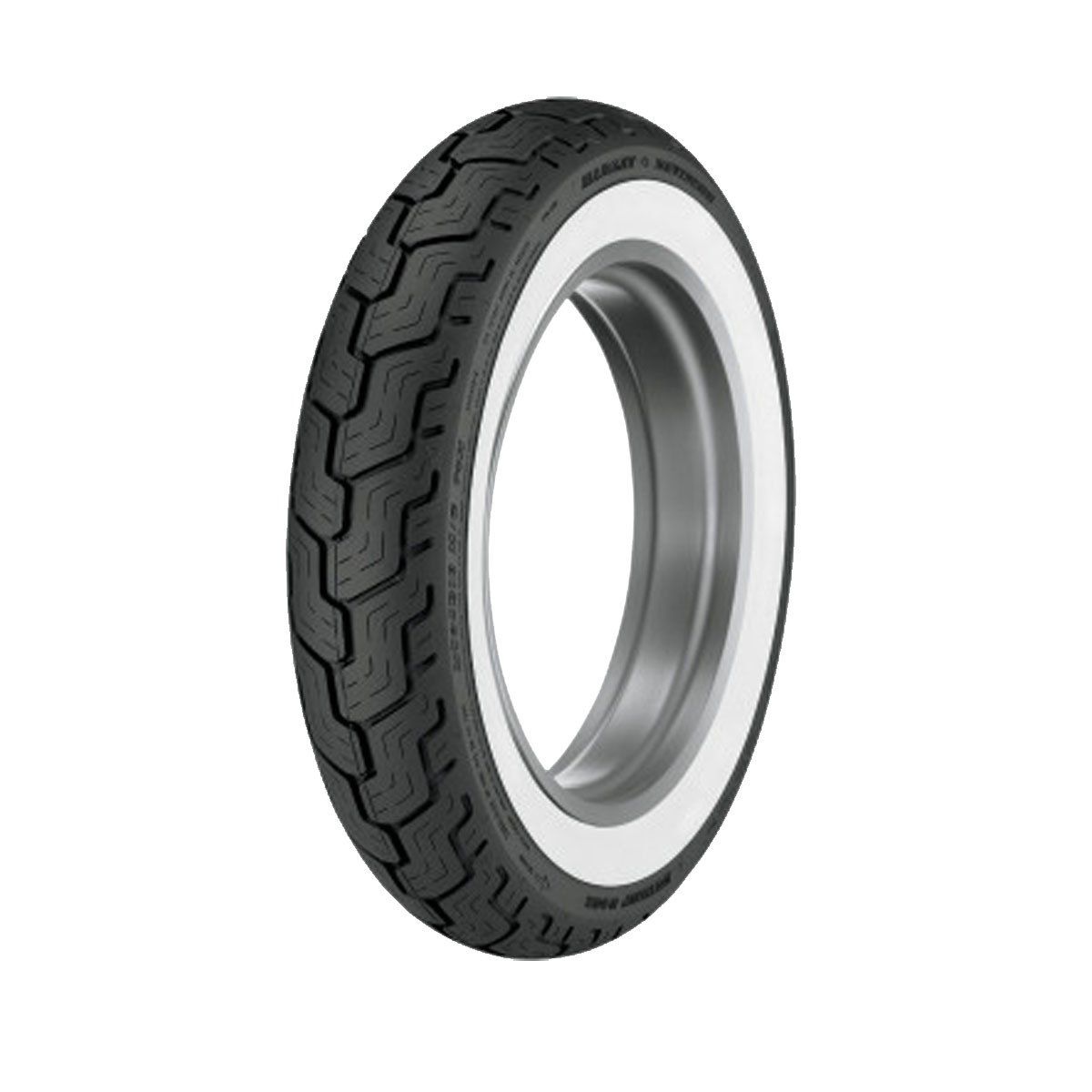 DUNLOP HARLEY-DAVIDSON® D402™ REAR TIRE- MU85B16 - WIDE WHITEWALL - 77H