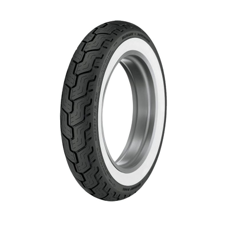 DUNLOP HARLEY-DAVIDSON® D402™ REAR TIRE- MU85B16 - WIDE WHITEWALL - 77H
