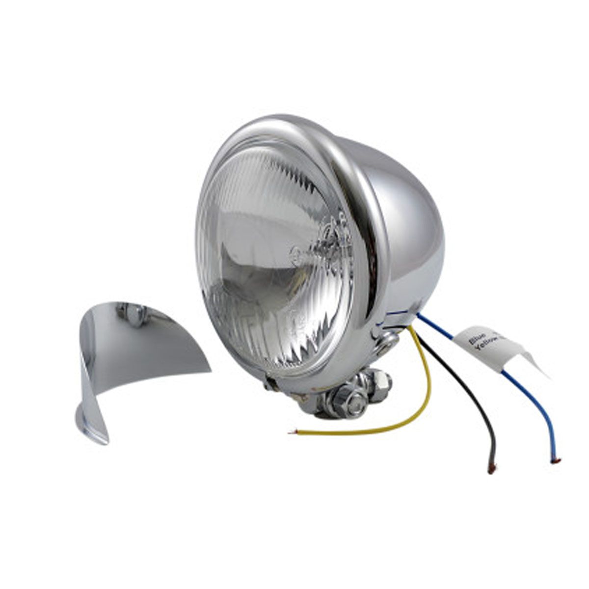 DRAG SPECIALTIES 4 1/2&quot; H-3 SPOTLIGHT WITH VISOR