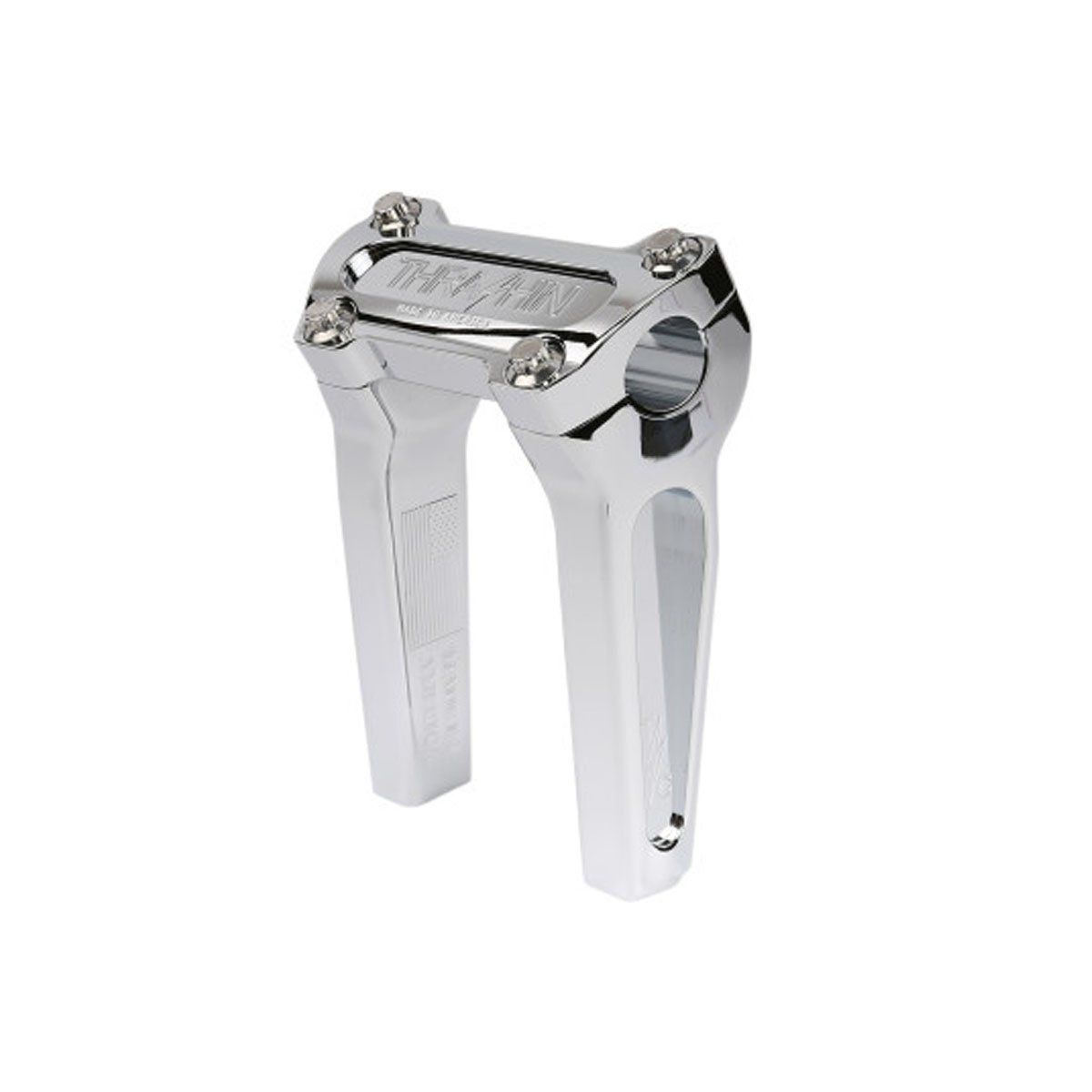 THRASHIN SUPPLY CO. 6&quot; STRAIGHT HANDLEBAR RISER  -  CHROME